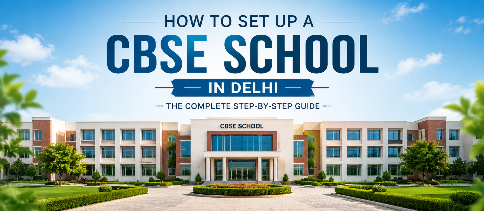 How to Set Up a CBSE School in Delhi The Complete Step-by-Step Guide